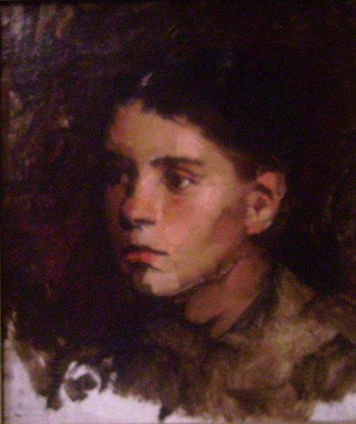 Frank Duveneck Head of a Young Girl China oil painting art